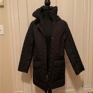 Big Chill long puffer Jacket w/hood SZ MED